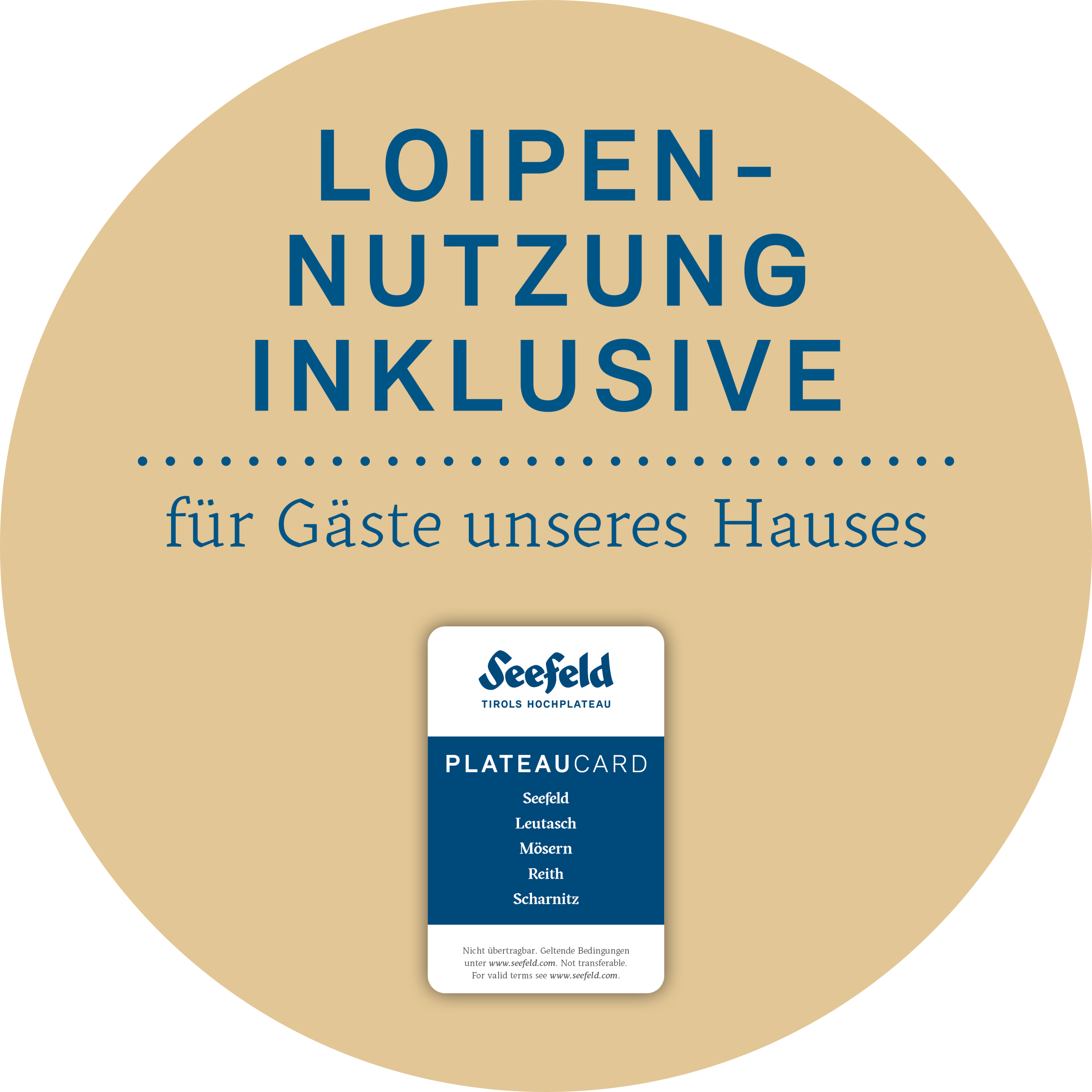 Loipennutzung inklusive